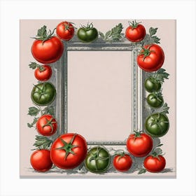 Frame Of Tomatoes Canvas Print