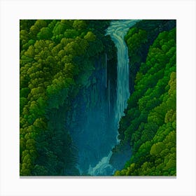 Waterfall 1 Canvas Print