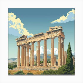 Parthenon 6 Canvas Print