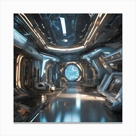 Futuristic Interior 6 Canvas Print