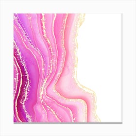 Sparkling Pink Agate Texture 16 1 Canvas Print