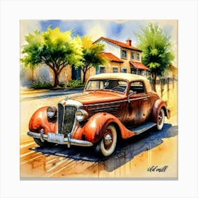 FM-75 VINTAGE COUPE Canvas Print