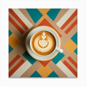 Coffee Latte Art 30 Canvas Print