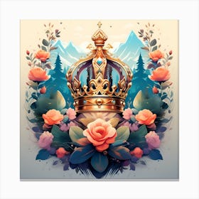 Crown Of Roses Canvas Print