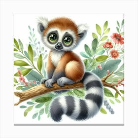 Lemur 1 Canvas Print