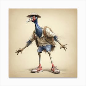 Ostrich 2 Canvas Print