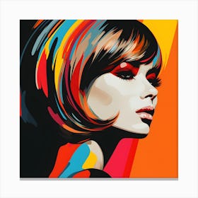 Mod Girl 13 Canvas Print