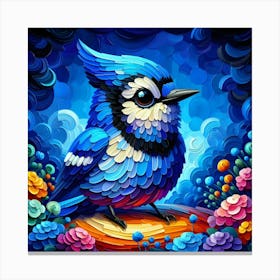 Blue Jay 4 Canvas Print