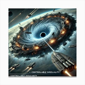 Singularity Cannon Controllable Singularity Canvas Print