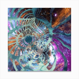 Galaxy mandala Canvas Print
