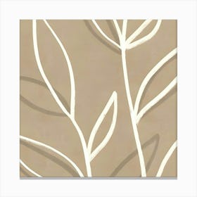 Abstract Leaves Canvas Print