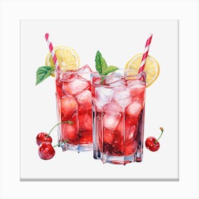 Cherry Lemonade 13 Canvas Print