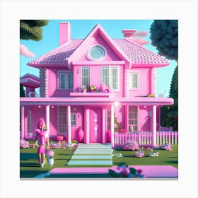 Barbie Dream House (493) Canvas Print