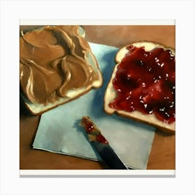 Peanut Butter And Jelly Canvas Print