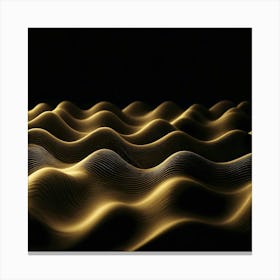 Abstract Wave - Wave Stock Videos & Royalty-Free Footage Canvas Print