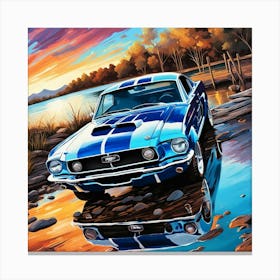 Ford Mustang 9 Canvas Print