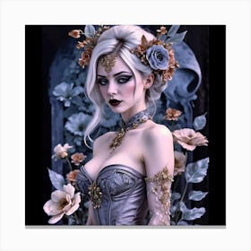 Gothic Beauty 13 Canvas Print