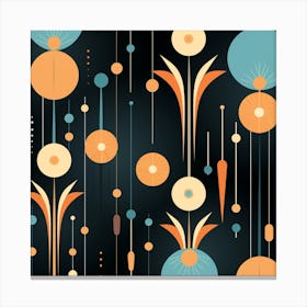 Deco Abstract Pattern Vector Canvas Print