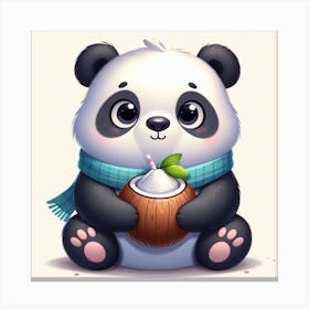 Cute Panda Canvas Print