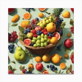 Fruit Stock Videos & Royalty-Free Footage Canvas Print