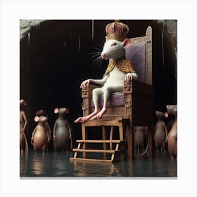 Der Rattenkönig Canvas Print