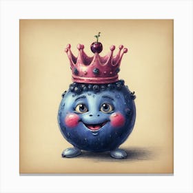 Blueberry King 3 Canvas Print