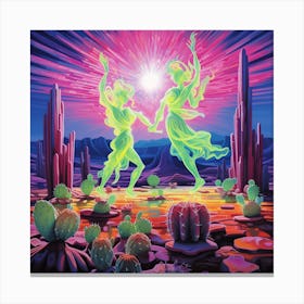 Cactus Dance Canvas Print