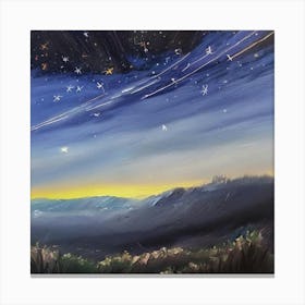 Stars In The Sky Canvas Print