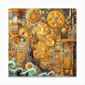 Clockwork Art Print Canvas Print