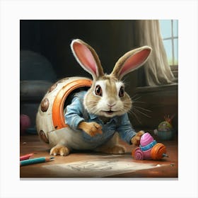 Easter Bunny 35 Canvas Print