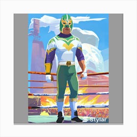 Wwe Wrestler Canvas Print