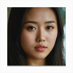 Korean Actress Canvas Print