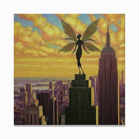 Guardian of the City Canvas Print