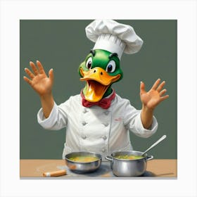 Chef Duck 13 Lienzo