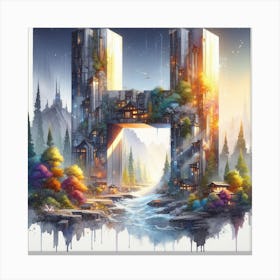 Letter H 2 Canvas Print