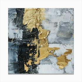 Abstract Gold Painting 1 Canvas Print