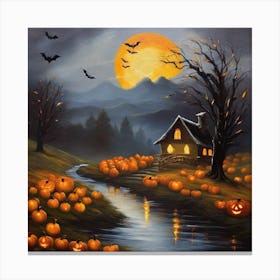 Halloween Pumpkins 20 Canvas Print