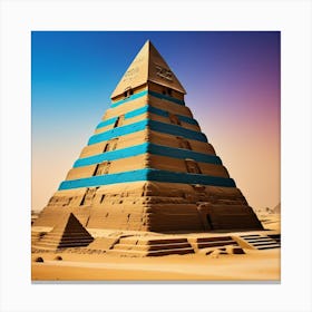 Piramide Bisarra Canvas Print