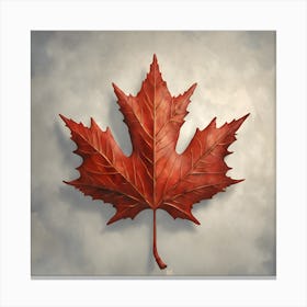 Canadian Maple Leaf Canvas Print
