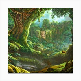 Fantasy Forest 1 Canvas Print