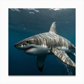 Great White Shark Canvas Print