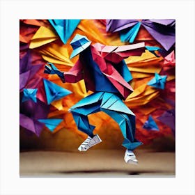 Origami Dancer 44 Canvas Print