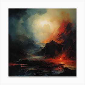 The Fires Of Hell Canvas Print