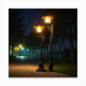 Default Create Unique Design Art Street Light 0 Canvas Print