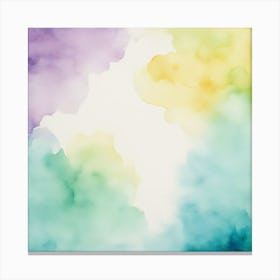 Water Colored Background On Water Color Paper Texture 2269150777 Canvas Print