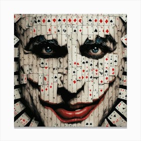 Joker Playing Cards Canvas Print