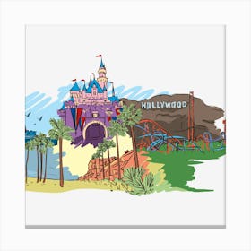 Disneyland Canvas Print