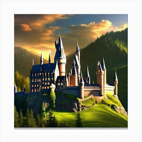 Hogwarts Castle 28 Canvas Print