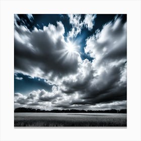 Cloudy Sky 16 Canvas Print