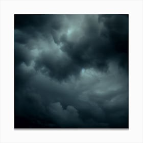 Dark Stormy Sky Canvas Print